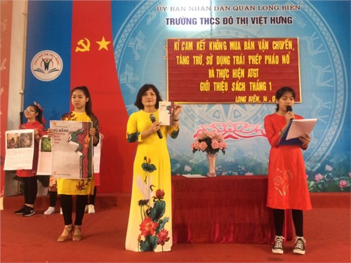 Thư viện trường THCS Đô Thị Việt Hưng giới thiệu sách tháng 1 - Chủ đề  Mừng Đảng - Mừng Xuân 